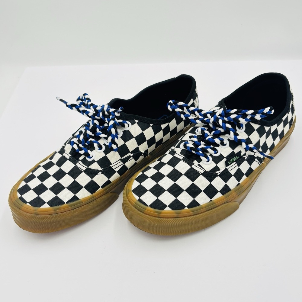 Vans Checkerboard Black & White Authentic Sneakers 500714 Men's 6.5 Women's 8
